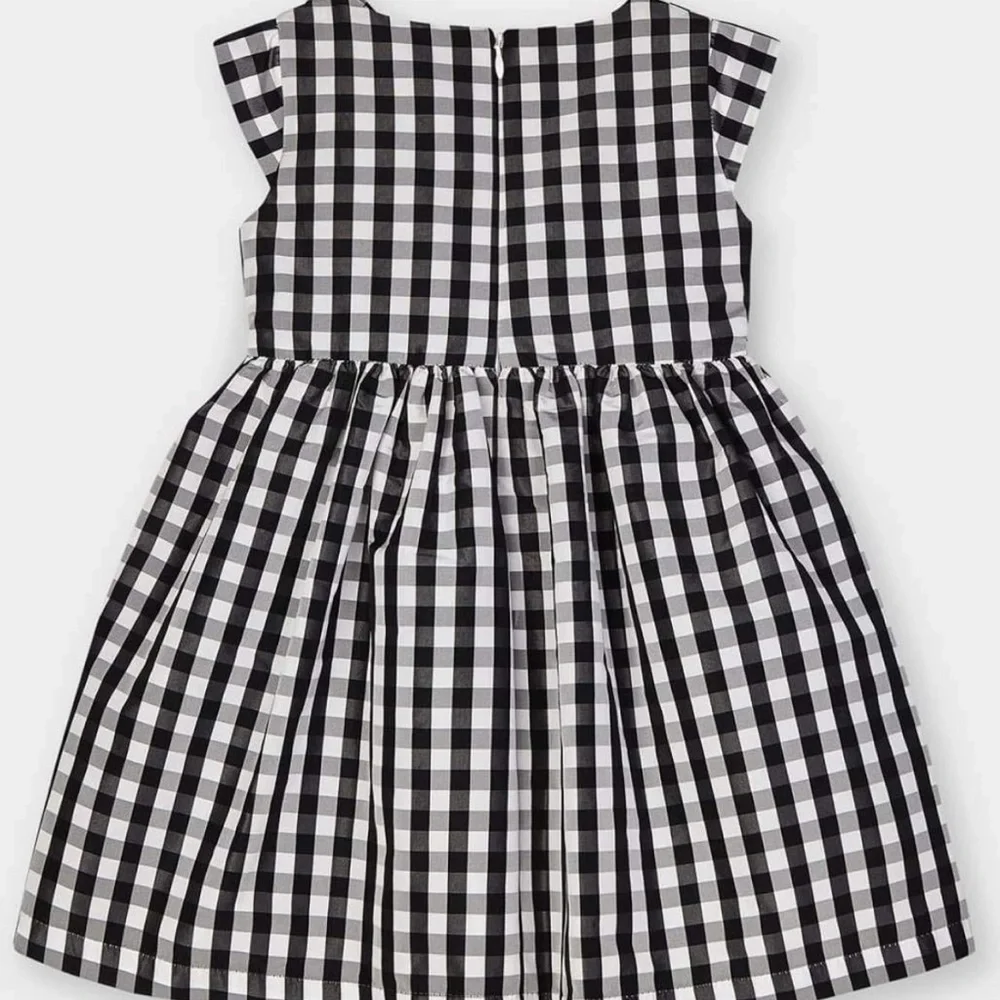 Mayoral Navy Gingham Dress Girls 2T